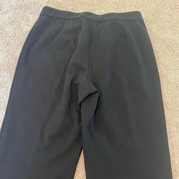 Lafayette 148 New York Women's Black Pull On Straight Leg Trouser Pant Size S - Picture 11 of 11